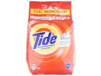Стиральный порошок автомат TIDE Альпийская свежесть 6кг