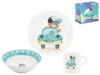 Набір посуду дитячого Limited Edition Little Driver (ціна за набір 3 предмети), 6900068858084