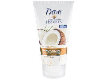 Крем для рук Dove Nourishing Secrets с кокосовым маслом и миндальным молочком 75мл