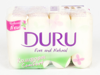 Мыло Duru "Pure&Natural Комфорт" 85гр (цена за набор 4 куска) S-603B