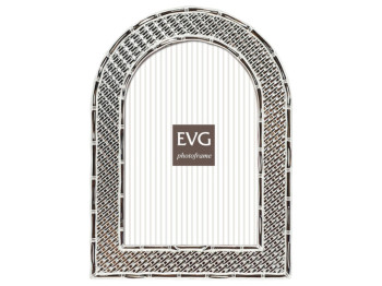 Фоторамка 10×15 см EVG, Onix Z10 Silver, метал, 14×19×1,5 см 6900071192434