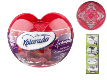 Освіжувач повітря гелевий Aromella "RedBerries" (червоні ягоди) 150г