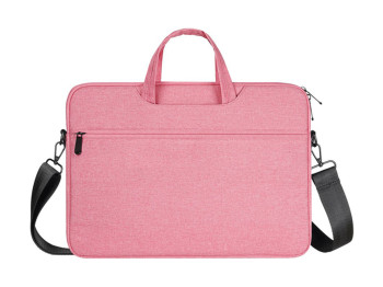 Сумка для ноутбука Dux Ducis LBJB Shoulder Bag, 13–13.9 дюйма, текстиль, цвет розовый