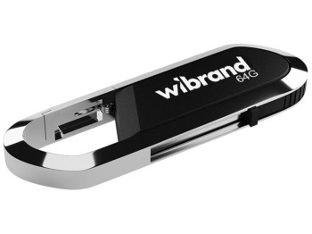 USB флеш-накопичувач Wibrand 64gb Aligator Колір Чорний