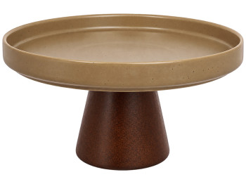 Підставка для десертів Natural Serving Grey на дерев’яній ніжці, 21×11,5 см