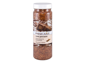 Соль для ванн Fresh Juice "Chocolate & Cinnamon" шоколад и корица 700г