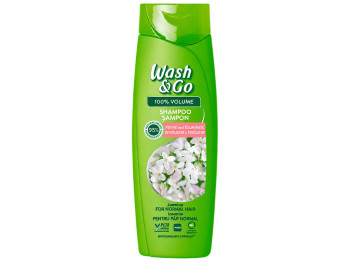 Шампунь Wash and Go с экстрактом жасмина, для нормальных волос, 400 мл