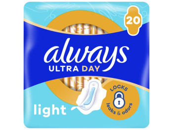 Прокладки гігієнічні Always Ultra Day Light, з крилами, 3 краплі, 20шт