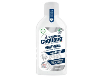 Ополаскиватель для полости рта Pasta del Capitano Whitening, без фтора, вкус мята, 400мл