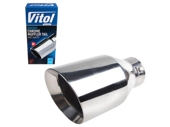 Насадка на глушник VITOL НГ-1017, вхід D76мм, довжина 203мм, вихід D114мм