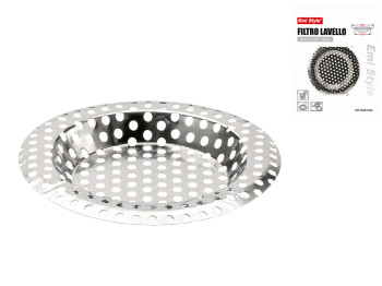Сито для раковини Emi Style металеве, 6×4,5 см, сріблясте