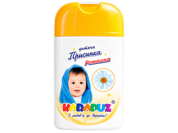 Присыпка детская Карапуз Ромашка, с экстрактом ромашки, с рождения, 50 г