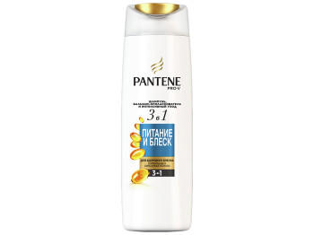 Шампунь и бальзам-ополаскиватель Pantene Pro-V 3в1 Питание и блеск 360мл