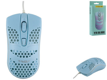 USB Миша TWolf V15 Колір Блакитний