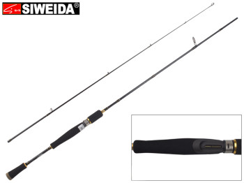 Спиннинг штекерный Siweida "Wisdom" карбон, 6 колец, 2-секционный 1,98м 5-20г