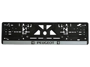 Рамка номера пластикова PEUGEOT