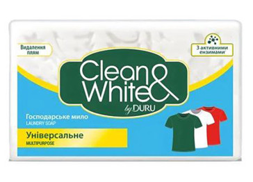 Господарське мило Duru Clean&White, універсальне, 120г