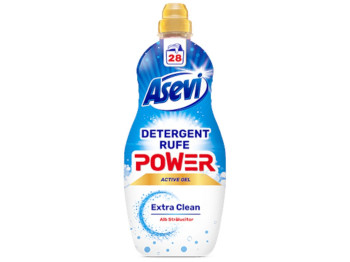 Гель для стирки Asevi Power Extra Clean, универсальный, с активным кислородом, 28 циклов, 1,4л