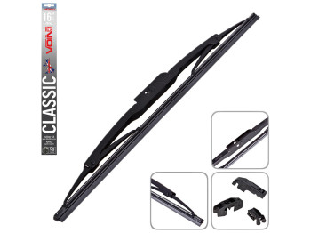 Щітка склоочисника VOIN-605-16 каркасні VOIN-16" 400 мм (TP405-SW-16") CLASSIC