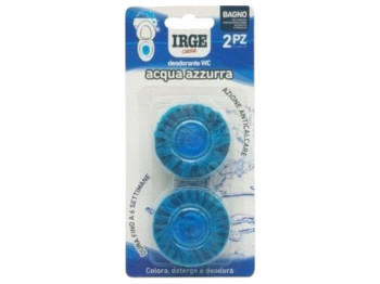 Таблетки Irge для сливного бачка blue water, 2 штуки