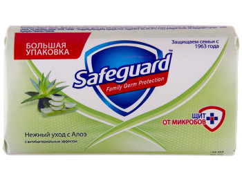 Мило туалетне Safeguard Ніжний догляд з алое 125г