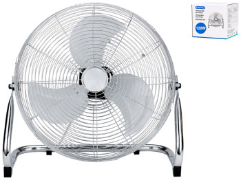 Вентилятор напольный EmiPro, пластик, железо, 62×60см, 120W, цвет серебристый