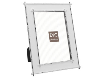 Фоторамка 10×15 см EVG, Onix Z08 White, метал, 15,3×20×1,5 см 6900071192410