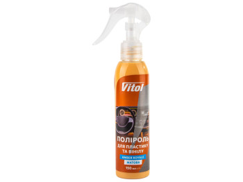 Поліроль для пластику та вінілу Vitol Amber Royale, матова, 150мл