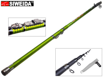 Удочка Siweida "Tarawa" карбон IM6, 8 колец, 6-секционная 6м, 5-20г