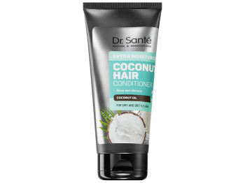 Бальзам-кондиціонер для волосся Dr. Sante Coconut Hair, зволоження та розгладжування, 200мл