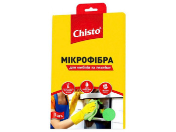 Серветка з мікрофібри Chisto, для меблів та техніки, 1шт