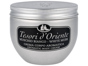 Крем для тіла Tesori d'Oriente Muschio Bianco, білий мускус, поживний, 300 мл