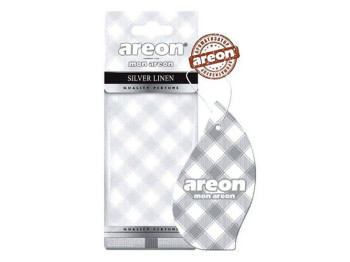 Освежитель воздуха AREON сухой листик "Mon" Silver Linen