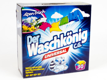 Стиральный порошок бесфосфатный Waschkonig Universal 2,5кг коробка (Германия)