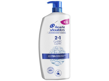 Шампунь проти лупи та бальзам-ополіскувач Head&Shoulders Основний догляд 2в1 900мл