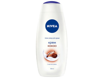 Гель-догляд для душу Nivea "Крем какао" 500мл