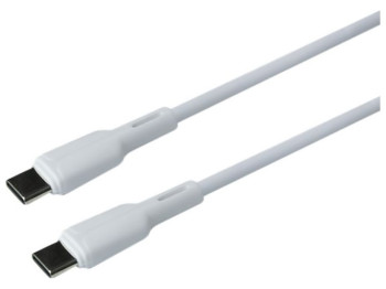 Кабель USB Ridea RC-M221 Prima 60W Type-C to Type-C Цвет Белый