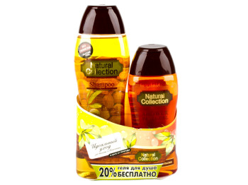 Подарунковий набір Natural collection (шампунь з міндал. олією+гель для душу "Сицилійськ. апельсин")