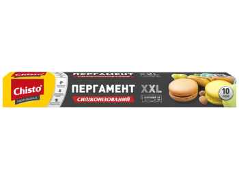 Пергамент для выпечки Chisto, силиконизированный, 10м x 38см