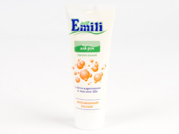 Крем для рук "Emili" живильний з Бета-каротином і маслом ши 75мл