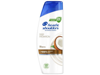 Шампунь Head&Shoulders Глубокое увлажнение, против перхоти, с кокосовым маслом, без силикона, 250мл