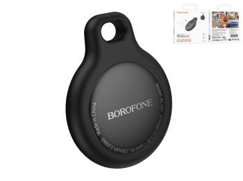 Розумний брелок Borofone BC101 Exquisite Anti-Lost, модуль GPS, колір чорний