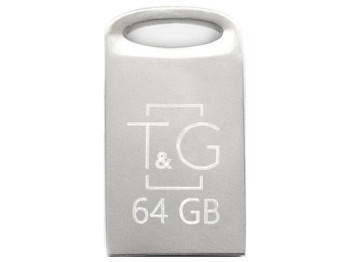 USB флеш-накопичувач T&G 64gb Metal 105 Колір Сталевий