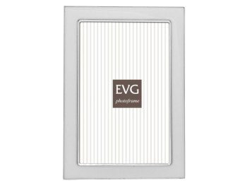 Фоторамка EVG Onix, настільна, метал, 10x15см, 12,3x17,5x1,3см, колір білий