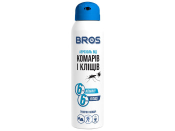 Аэрозоль от комаров и клещей Bros, 90мл