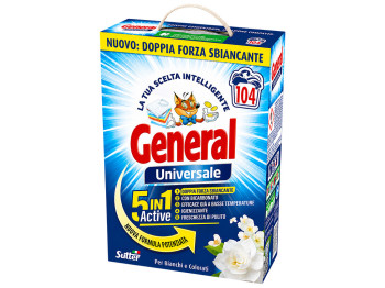Універсальний пральний порошок General Universale 5в1, 4,68 кг, 104 прання