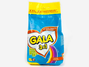 Стиральный порошок GALA автомат "3в1 Яркие цвета" 6кг