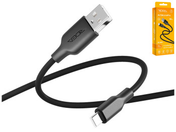 Кабель USB Ridea RC-AI21 AirSiliconePro Type-C 3A Колір Чорний