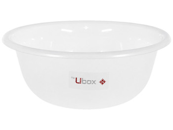 Миска пластиковая Ubox, прозрачная, 2л
