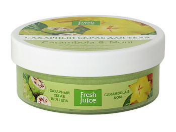 Сахарный скраб для тела Fresh Juice "Carambola & Noni" карамбола и нони 225 мл